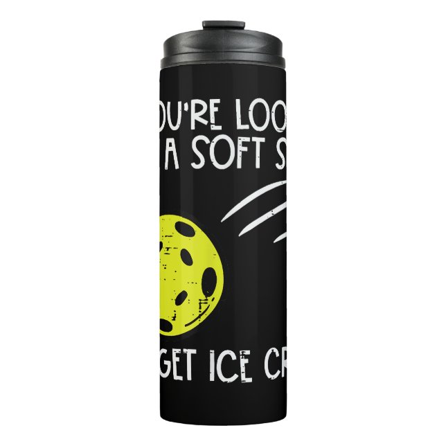 Bouteilles Isothermes Pickleball Soft Sert Obtenir Crème Glace Pickle Ba (Devant)