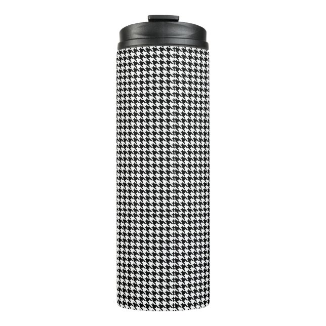 Bouteilles Isothermes pied de motif noir et blanc (Devant)