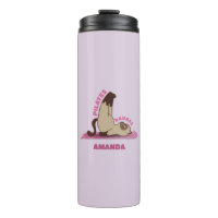 Pilates Badass entraînement Kitty Chat Voyage Mug