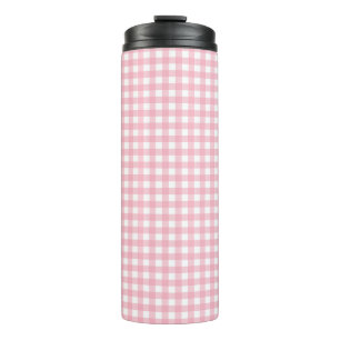 Bouteilles Isothermes Pince à tambour rose et blanc