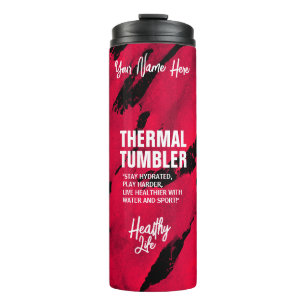 Bouteilles Isothermes Pinceau thermique rose noir