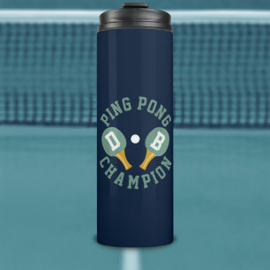 Bouteilles Isothermes Ping Pong Champion Sports Monogramme Paruline ther
