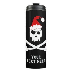 Bouteilles Isothermes Pirate Père Noël thermale