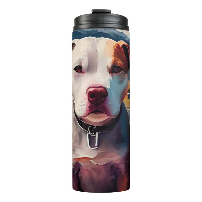 Bouteilles Isothermes Pitbull sur une pagaie : une aventure Pittoresque (Devant)