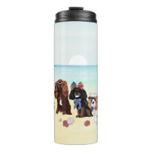 Plage Patriotique Cavalier King Charles Spaniels