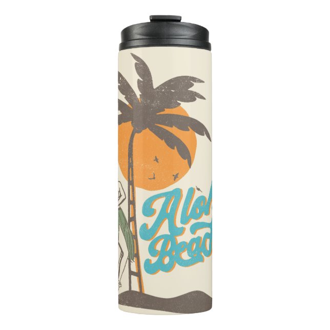 Bouteilles Isothermes Plages d'Aloha Hula Girl Hawaii Hawaii Retro Hawai (Devant)