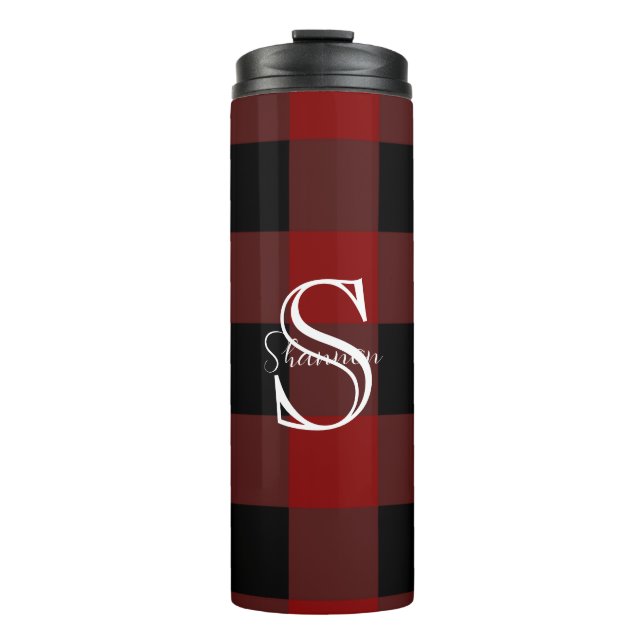 Bouteilles Isothermes Plaid de buffle monogramme (Devant)