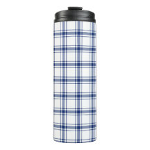 Plaid Nautique Bleu et Blanc