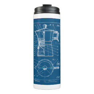 Bouteilles Isothermes plan directeur de cafetiere moka bialetti