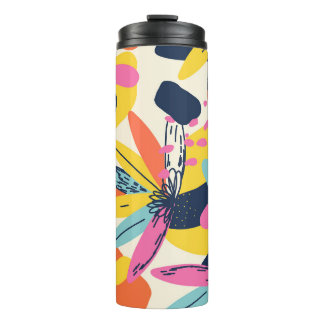 Bouteilles Isothermes 	Plantes de jungle exotique moderne motif d'illust