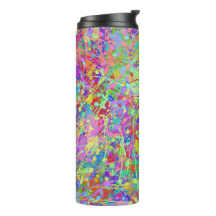 Bouteilles Isothermes Plate-forme de peinture multicolore amusante