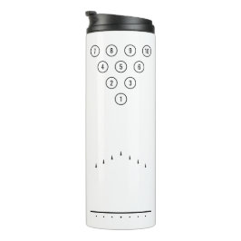 Bouteilles Isothermes Pointes de flèches de 10 broches personnalisées