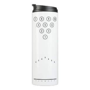Bouteilles Isothermes Pointes de flèches de 10 broches personnalisées