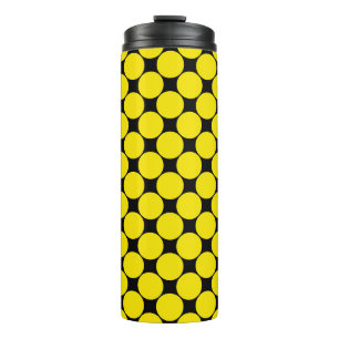 Bouteilles Isothermes Points polka radioactifs jaunes 4.