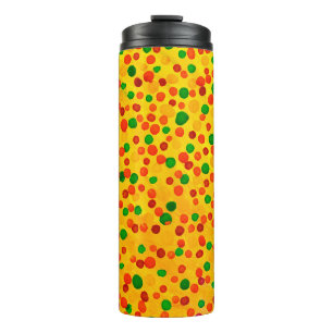 Bouteilles Isothermes Pois aquarelle motif transparent