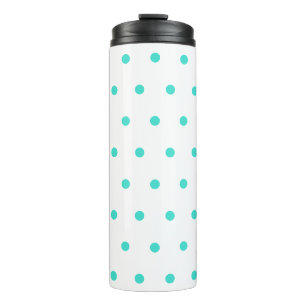 Bouteilles Isothermes Pois de bleu de turquoise