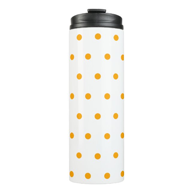 Bouteilles Isothermes Pois orange (Devant)