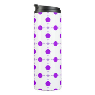 Bouteilles Isothermes Pois violets, Motif à points Polka, points, pointi