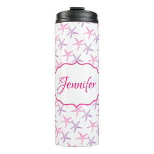 Bouteilles Isothermes Poisson-étoile rose et violet personnalisée