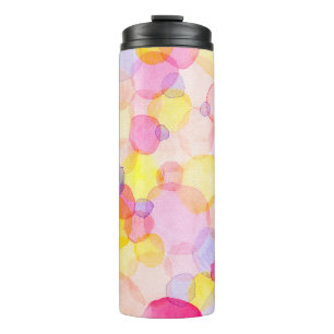 Bouteilles Isothermes Polka Dot Splash : Aquarelle colorée