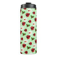 Polka rouge mignon point Ladybug Fleur de margueri