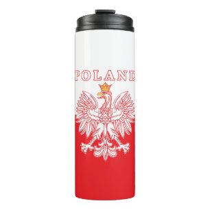 Bouteilles Isothermes Pologne avec aigle rouge polonais