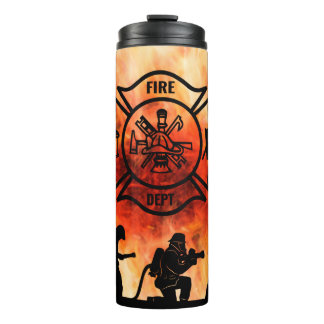 Bouteilles Isothermes Pompiers Maltese Cross Thermal Tumbler