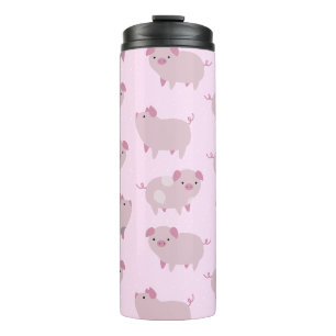 Bouteilles Isothermes Portes et Motifs pour bébés roses mignons