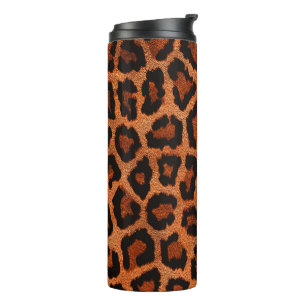 Bouteilles Isothermes Poster de animal Brown Red Black Leopard