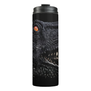 Bouteilles Isothermes Poster noir de Tréx Dinosaur Head
