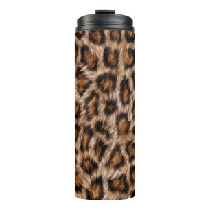Bouteilles Isothermes Pots de léopard Fourrure Jaguar Animal Chat peau 