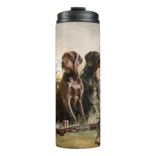 Bouteilles Isothermes Poudelpointers, Chasse faisan Tumbler Thermal