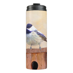 Bouteilles Isothermes Poulet sur la peinture d'oiseaux Art original
