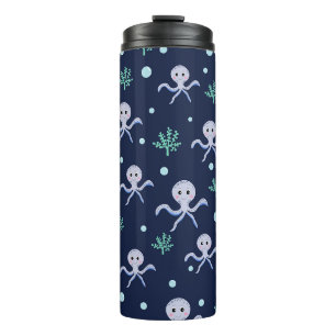 Bouteilles Isothermes Poulpe sous la mer motif pour enfants