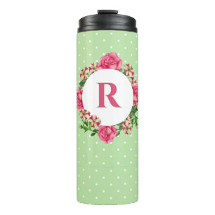 Bouteilles Isothermes Premier rose rose rouge blanc Pois Petunia