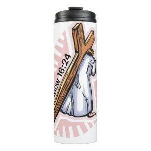 Bouteilles Isothermes Prenez votre croix Jésus personnalisez-le