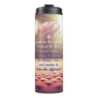 Bouteilles Isothermes Prière De Sérénité Avec Inspiration De L'Art Chrét