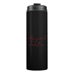 Bouteilles Isothermes Professionnel minimaliste rouge noir moderne