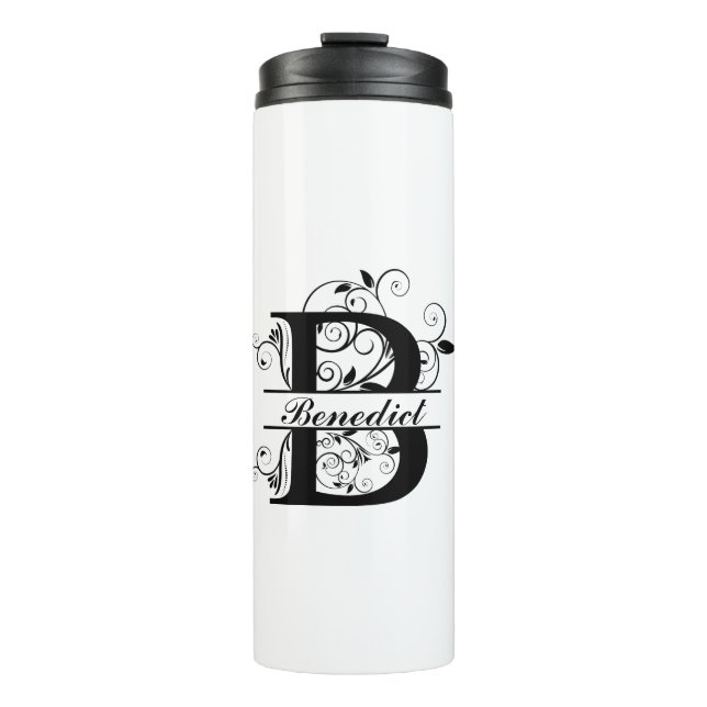 Bouteilles Isothermes Profitez de votre café avec votre Monogramme perso (Devant)