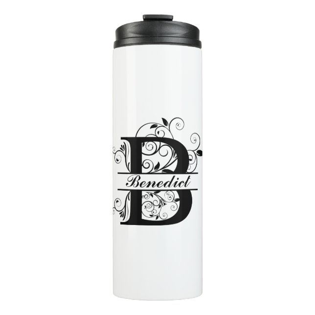 Bouteilles Isothermes Profitez de votre café avec votre Monogramme perso (Devant)