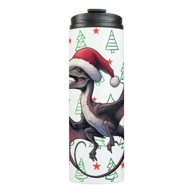 Bouteilles Isothermes Pterodactyle de Noël (Devant)