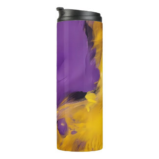 Bouteilles Isothermes Purple and Gold Abstract