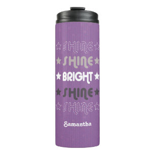 Bouteilles Isothermes Purple Shine. Brille. Lumineux. Brille. Brille.