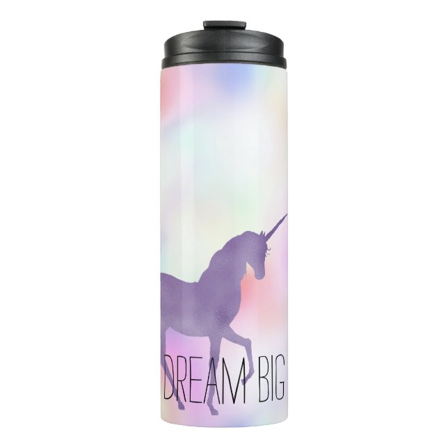Bouteilles Isothermes Purple Unicorn Pink Rainbow (Devant)