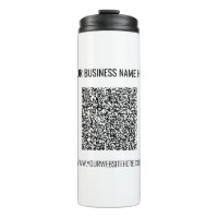 QR Code et texte personnalisé Professionnel Modern