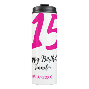 Bouteilles Isothermes quiencenera 15e anniversaire ajouter date année te