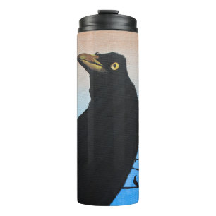 Bouteilles Isothermes Quiscale Austin Texas Oiseau Aviaire Peinture de f