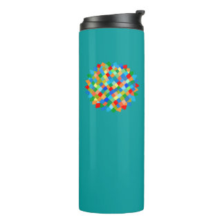 Bouteilles Isothermes Rainbow star turquoise