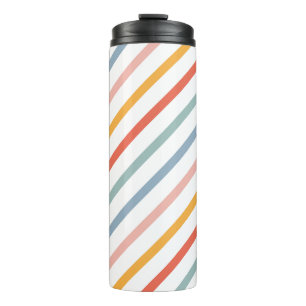 Bouteilles Isothermes Rayures diagonales de bonbons mignons