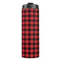Red Flannel Buffalo Check Motif